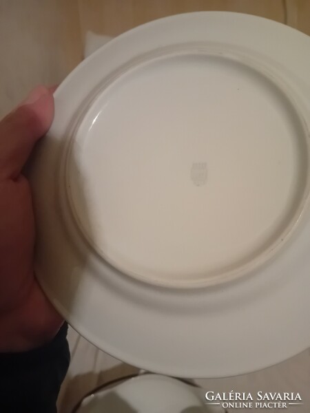 Zsolnay feliratos tányér
