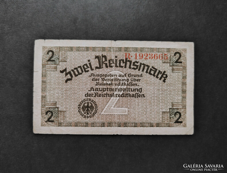 Rare! Germany 2 reichsmark / mark 1940, f+