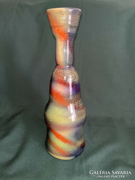 Retro colored ceramic vase 35 cm (c0019)