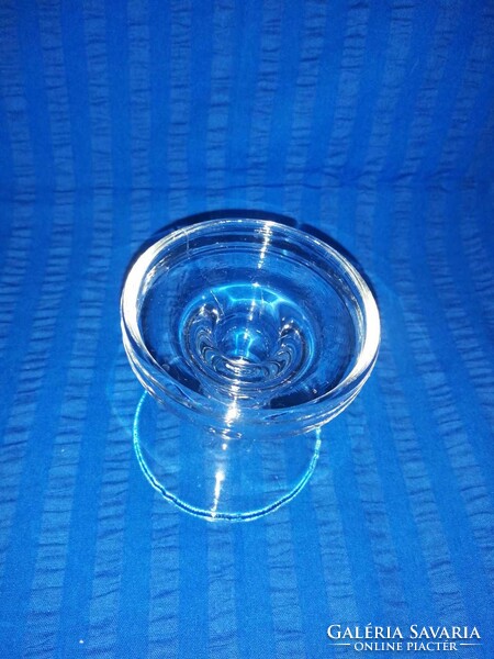 Glass candle holder 9 cm high (a11)