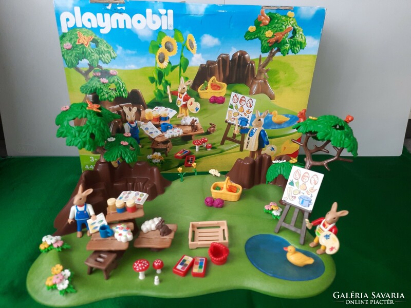 Playmobil 4450 Easter preparations, including box