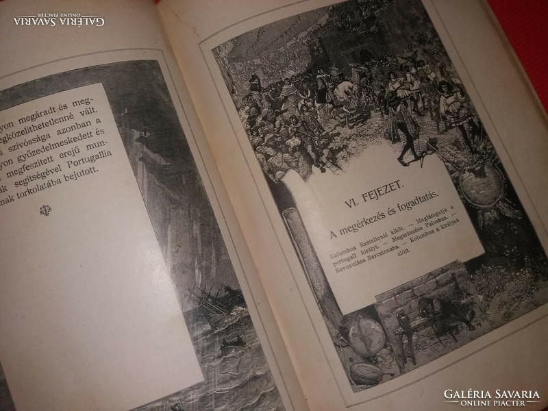 1889. Dr. Brózik Károly Kolumbus Kristóf életrajzi könyv a képek szerint LAMPEL