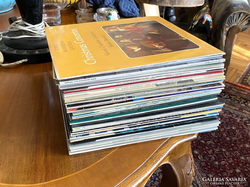 48 mixed vinyl records, mainly classical music