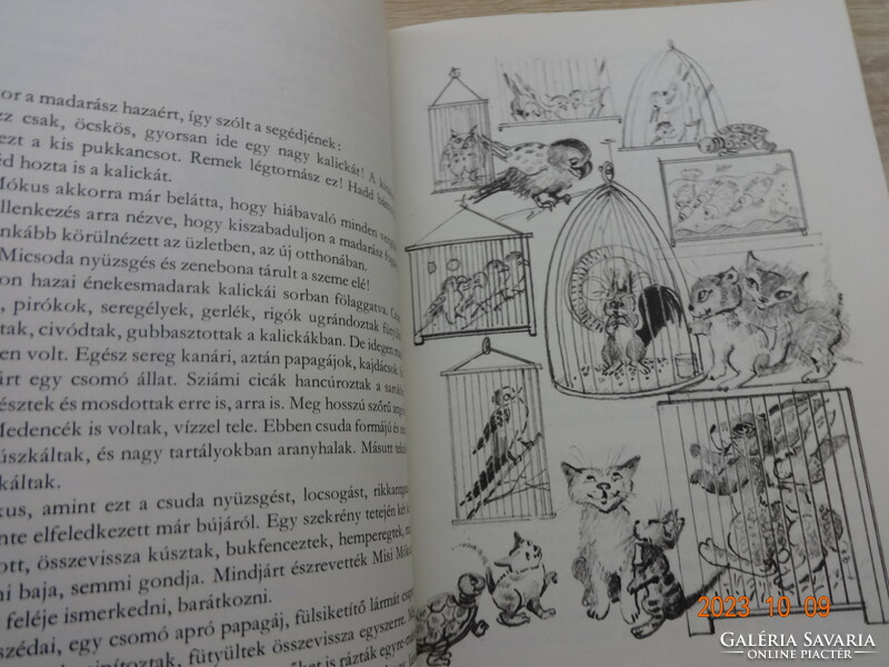 Józsi Józsi Tersánszky: Misi's Squirrel Adventures - old storybook with Róna Emy's drawings (1980)