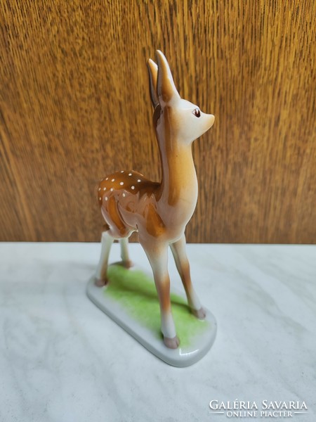 Drasche hand painted deer figure
