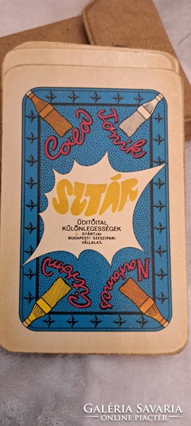 Retro Hungarian card in holder 1 (l4571)