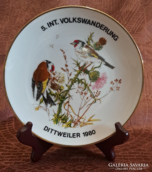 Bird porcelain commemorative plate 1 (l4558)