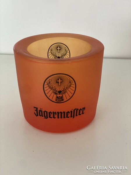 Jägermeister üveg mécsestartó 6 cm Külső átmérő 6,5 cm