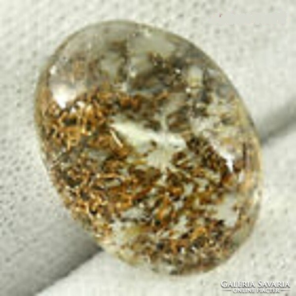 Real, 100% product. Special multi-color moss quartz gemstone 8.12ct - st. (Near translucent)