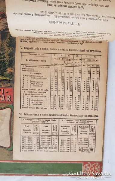 1908 asztali naptár