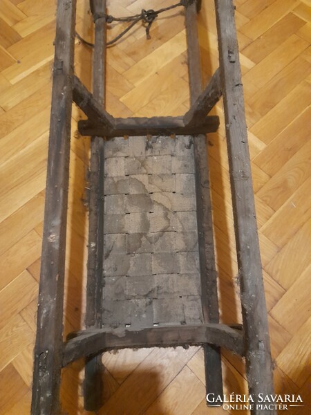 Old wooden sled