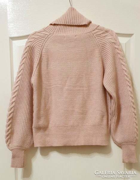 Reserved knitted sweater, size 36-40, powder color