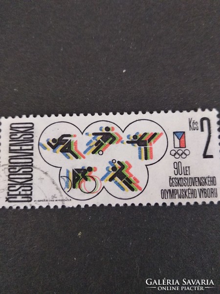Czechoslovakia 1986, anniversary of the Olympic Committee