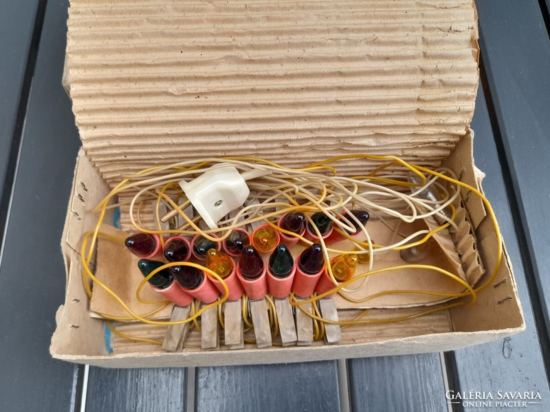 Retro Christmas tree burner in original box 1978. With wonderful colors