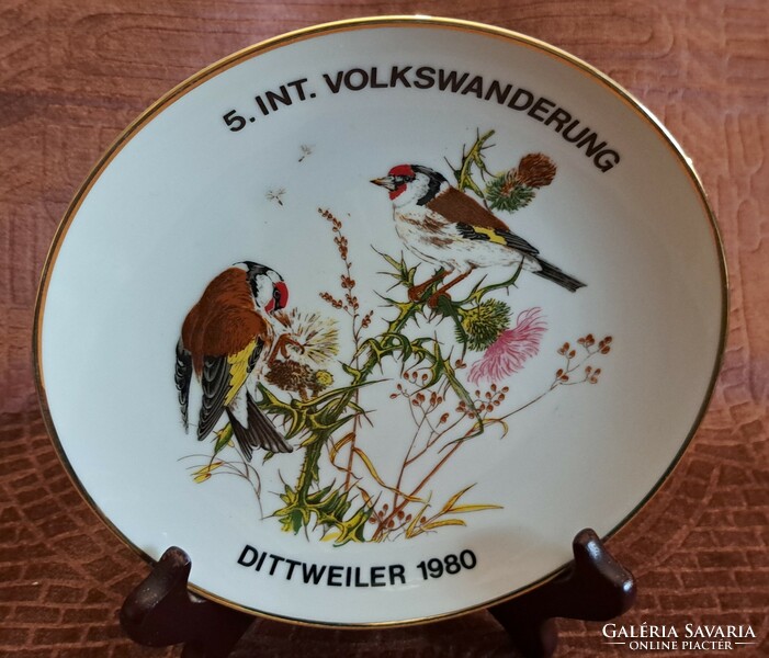 Bird porcelain commemorative plate 1 (l4558)