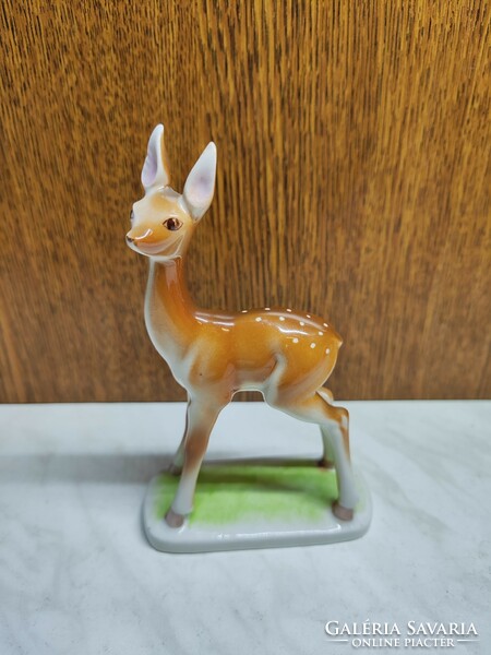 Drasche hand painted deer figure