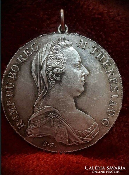 Maria Theresia Ezüst Tallér  1780 Günzburg, Österreich,