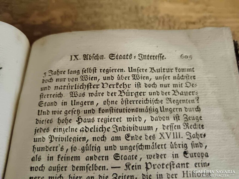 'Martin Schwartner: Statistik des Königreichs Ungern (gótbetűs) ' 1798 antik könyv Magyarországról