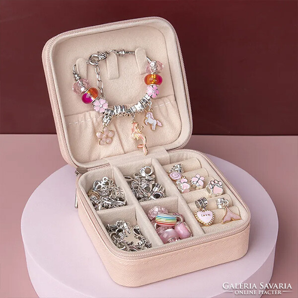 Pandora style jewelry set, charm set, jewelry making set - special price for Christmas