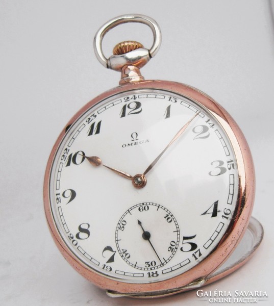 Antique omega silver pocket watch, 1920s