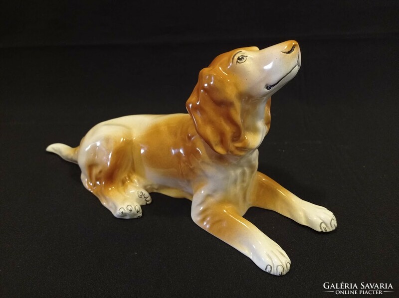 Granite - Kispest ceramic dog figure