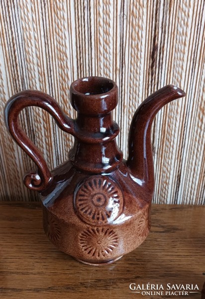 Polish jug, teapot with 3 cups