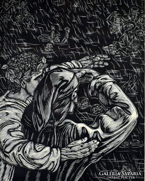 Béla Gy. Szabó (1905-1985): scene from Dante 1963