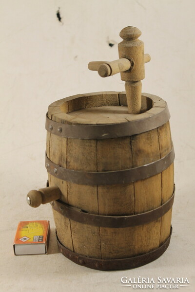 Antique wooden barrel 354