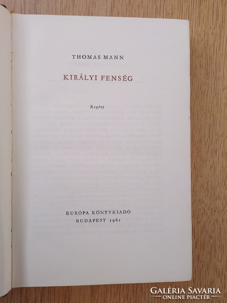Thomas Mann - Királyi fenség