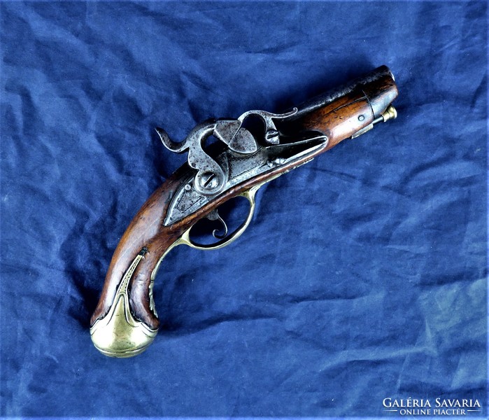 Extremely rare front-loading pistol, approx. 1820!!!