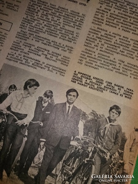 Régi 1968.november PAJTÁS újság kultusz iskolai hetilap a képek szerint