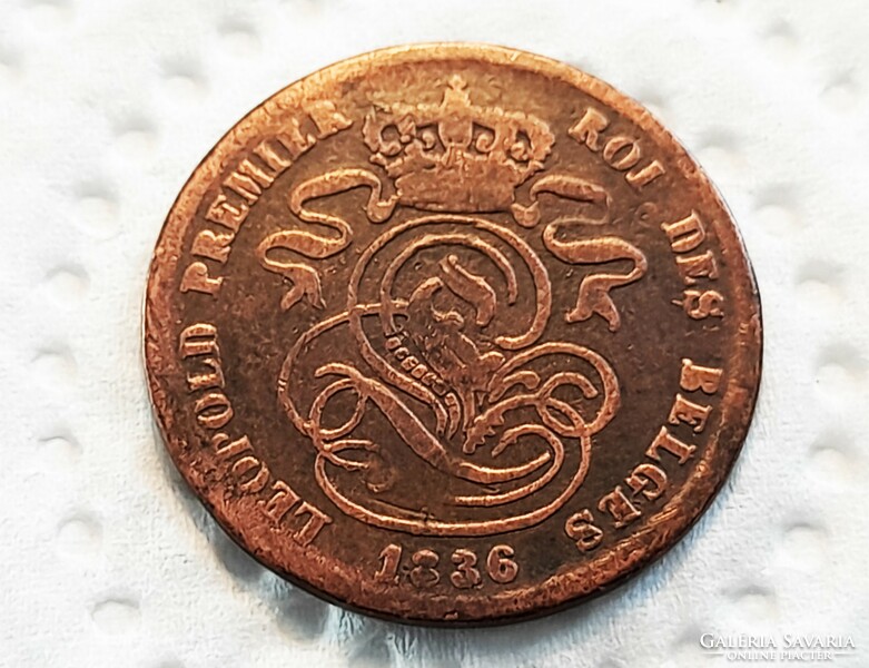 Belgium 2 cents 1836.