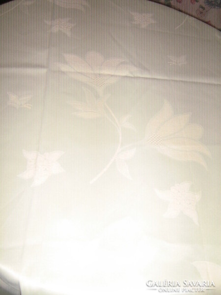 Beautiful floral silk tablecloth