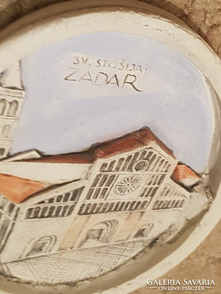 Zadari emlék 3D kő kép