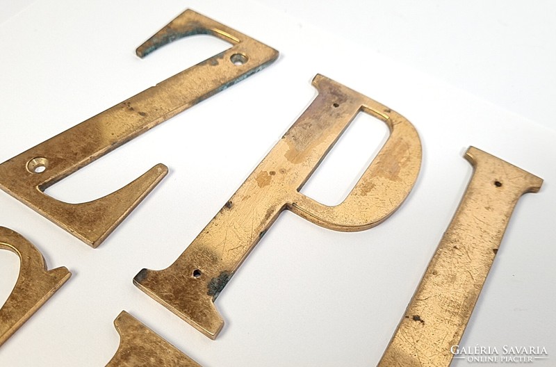 Sale!!! :) Vintage, decorative copper letters package