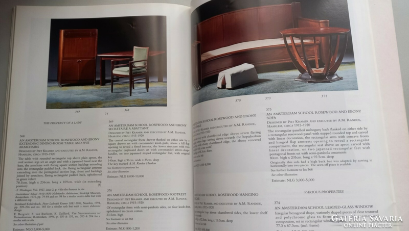 Christie's auction catalog Amsterdam (20th century decorative arts and design)