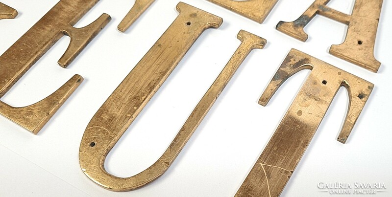 Sale!!! :) Vintage, decorative copper letters package