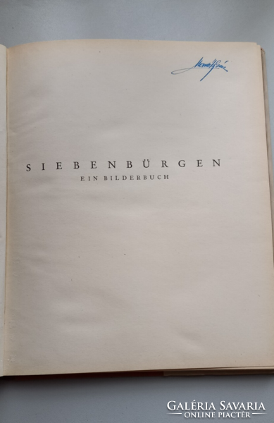 Book rarity: siebenburgen ein bilderbuch (Transylvanian picture book) 1943