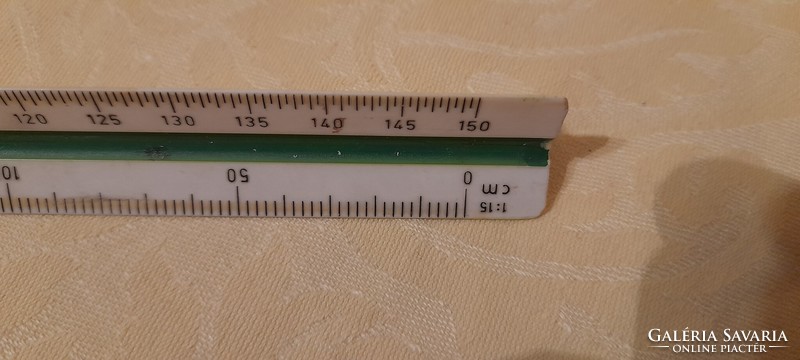 Step ruler 32x2cm retro