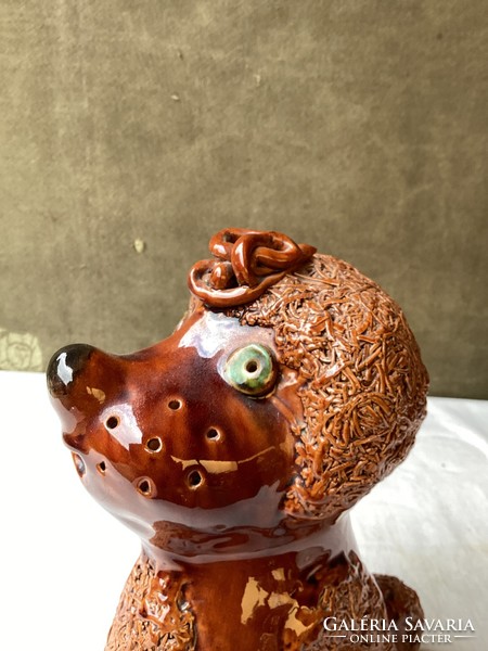 Retro Russian ceramic dog 24 cm.