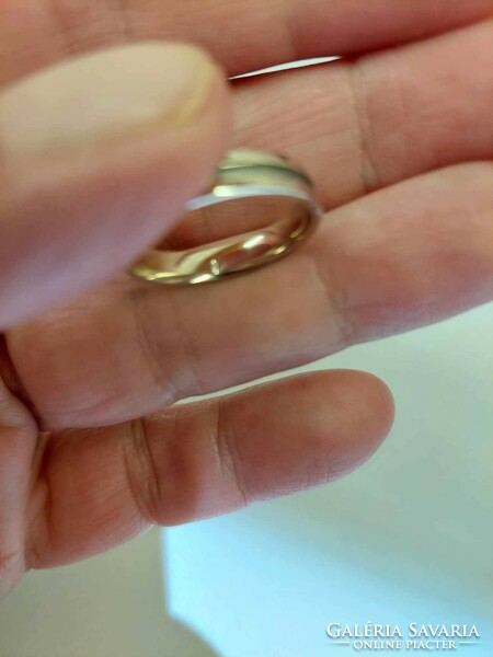 White gold, men's wedding ring
