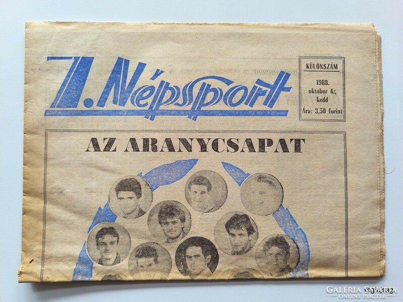 1988 X 4  /  7. NÉPSPORT  /  Újság - Magyar /   Ssz.:  26903