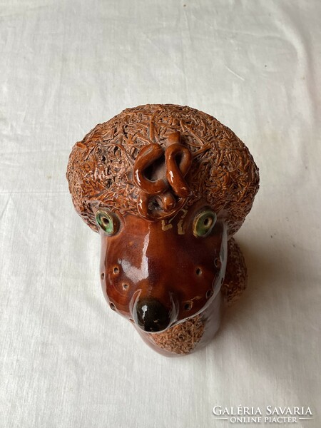 Retro Russian ceramic dog 24 cm.