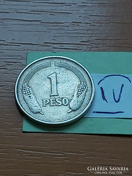 KOLUMBIA COLOMBIA 1 PESO 1978 president Simon Bolivar, Réz-nikkel   IV