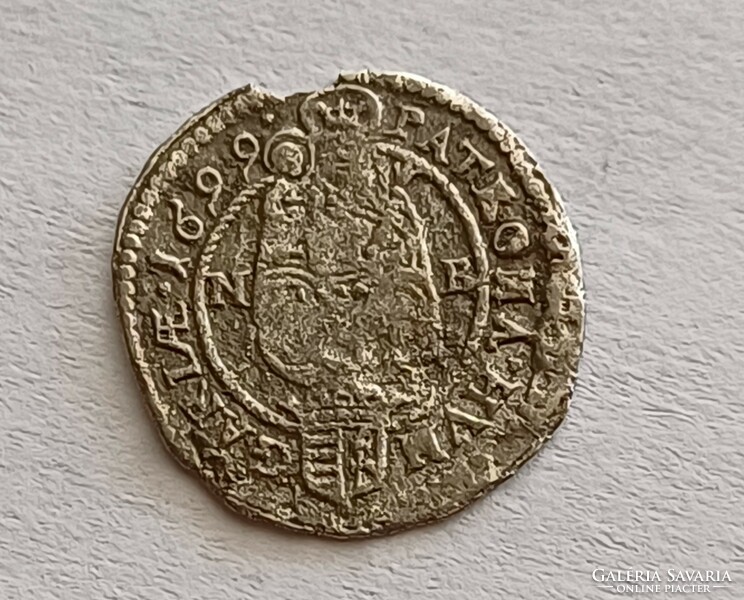 I. Lipót 1 krajcár 1668 nagybánya nb/icb vf. Rare!