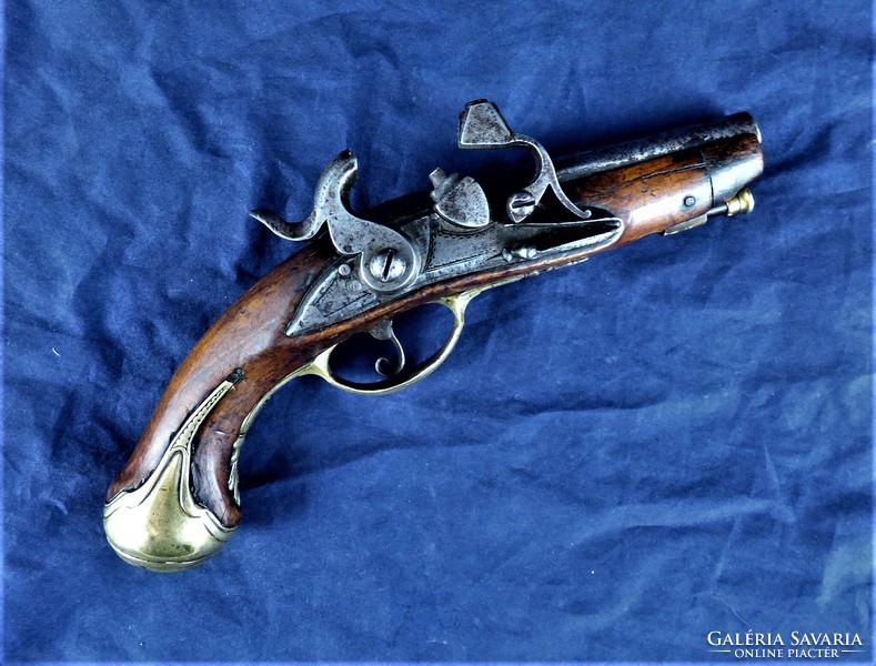 Extremely rare front-loading pistol, approx. 1820!!!