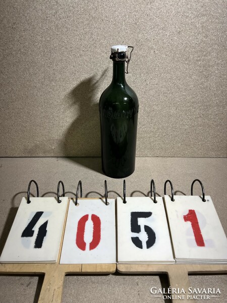 Régi ásványvizes üveg, 2 literes ritkaság, gyűjtőknek kiváló darab.4051