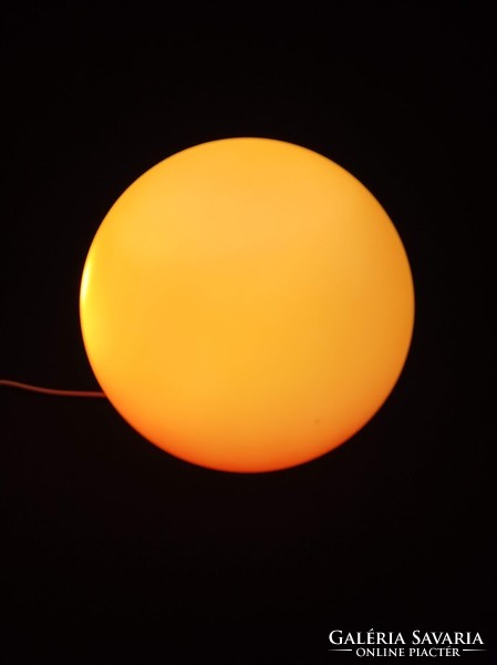 Wofi Leuchten narancs üveggömb asztali lámpa