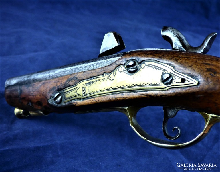 Extremely rare front-loading pistol, approx. 1820!!!