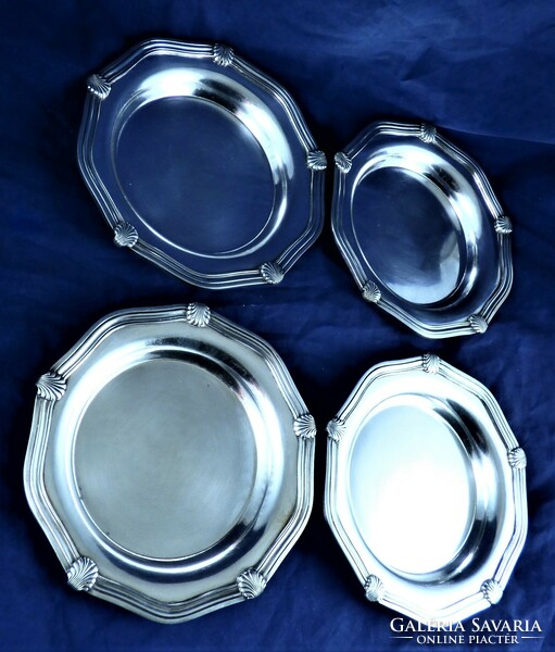 Fine, antique silver-plated bowls, ca. 1880!!!